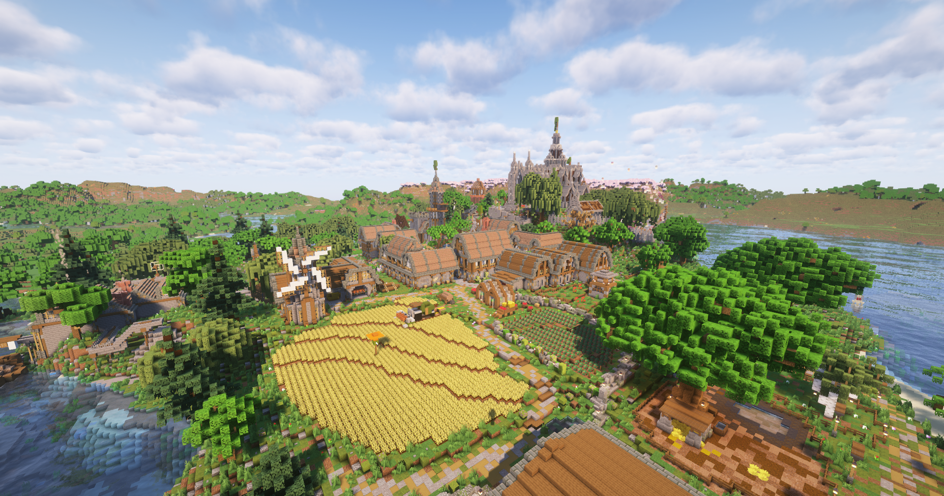 Vue aérienne de DecaCraft